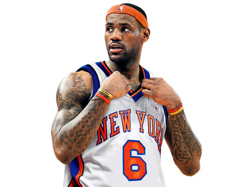 lebron james knicks wallpaper. LeBron James says he will join